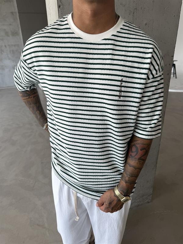 Basic Epıoue Nakışlı T-Shirt - Yeşil