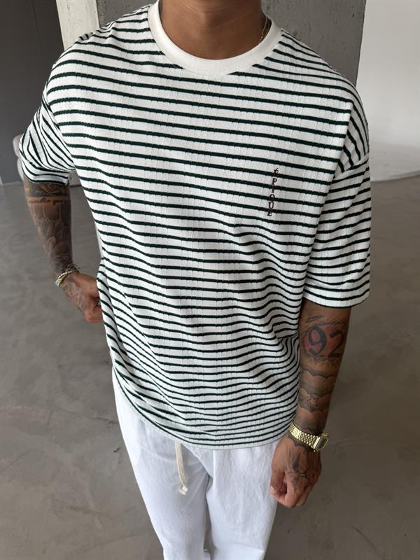 Basic Epıoue Nakışlı T-Shirt - Yeşil