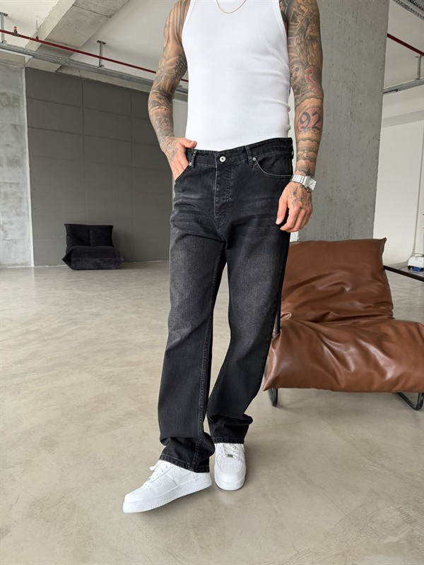 Basic Premium Baggy Pantolon - Siyah