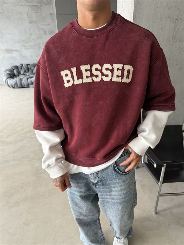 Blessed Acid Yıkama Premium Sweat