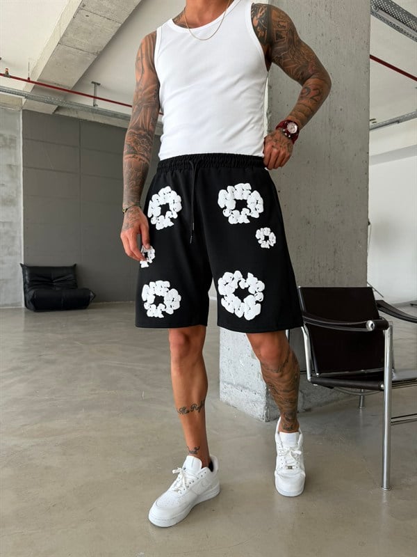 Bloom Shorts - Siyah