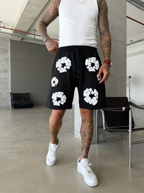Bloom Shorts - Siyah