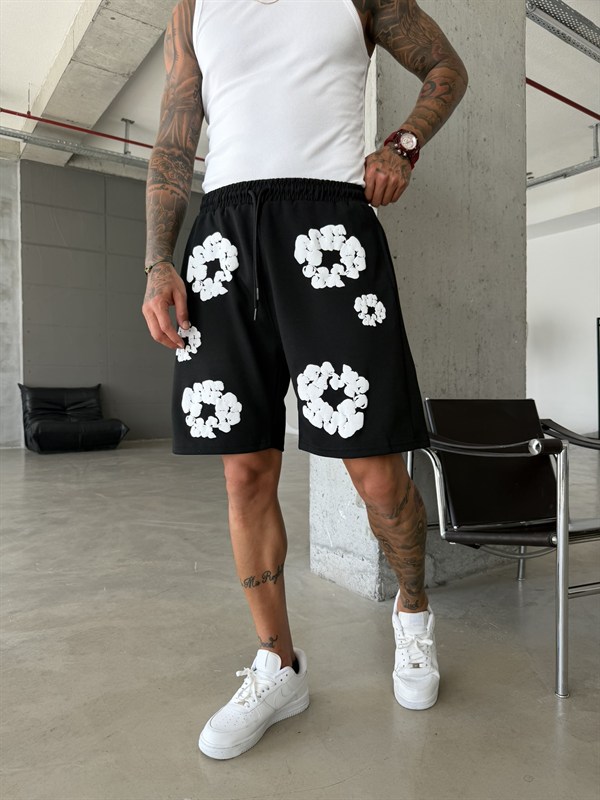 Bloom Shorts - Siyah