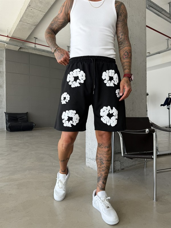 Bloom Shorts - Siyah