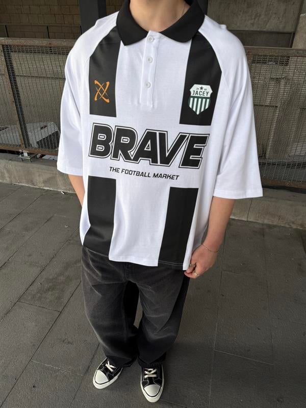 Brave Jacey Polo Yaka T-Shirt - Beyaz