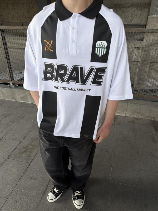 Brave Jacey Polo Yaka T-Shirt - Beyaz