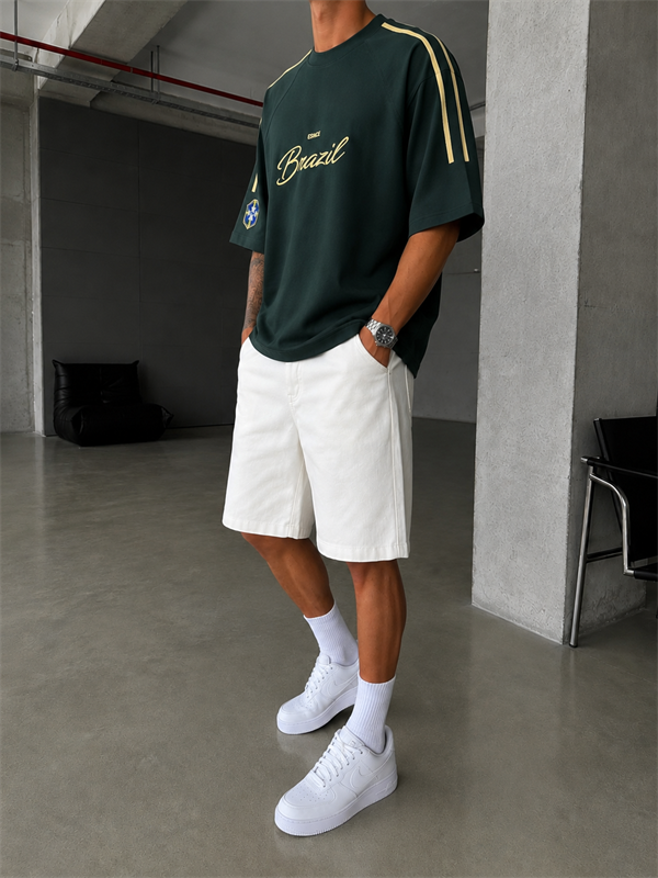 Brazil Script Oversize T-Shirt 