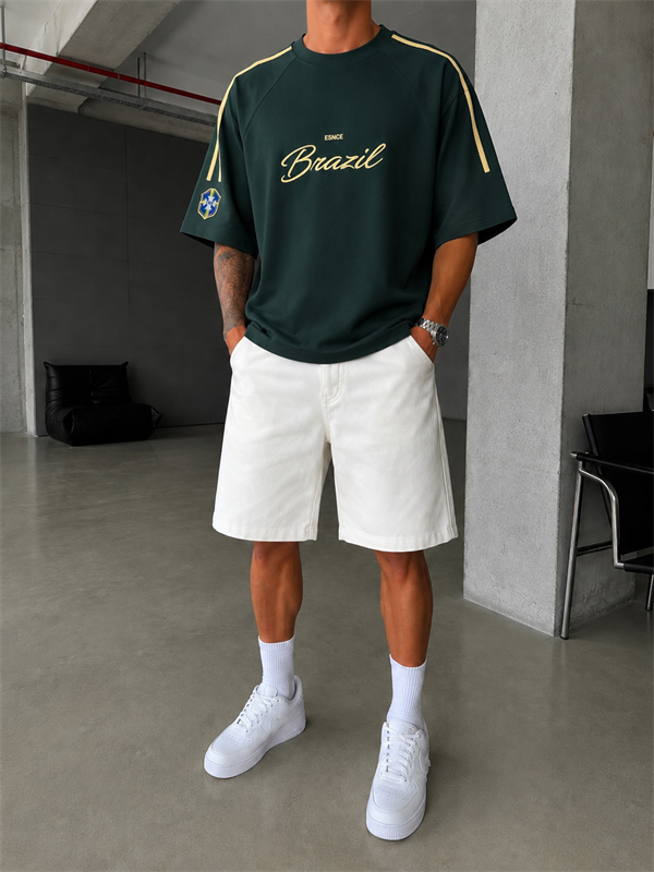 Brazil Script Oversize T-Shirt 