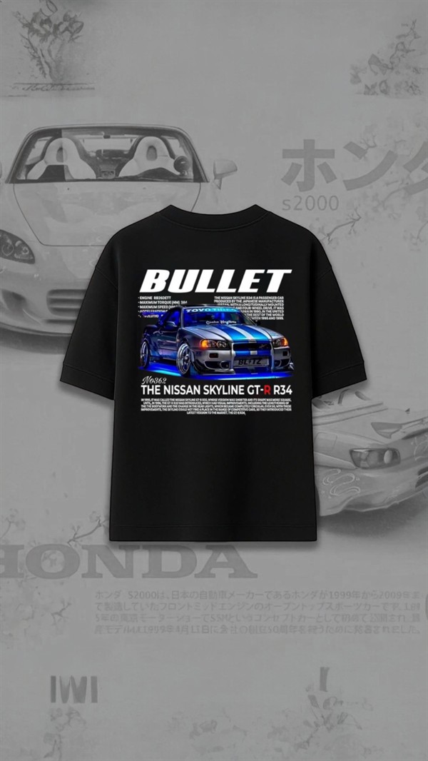 Bullet 362 Dessing T-Shirt - Mavi