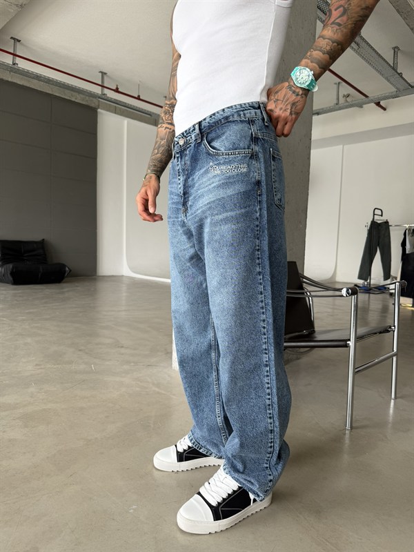 Cep Bakış Detaylı Basic Pantolon - Lacivert