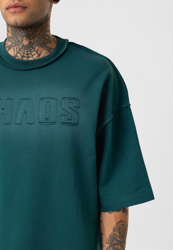 Chaos Star Oversize T-Shirt - Yeşil