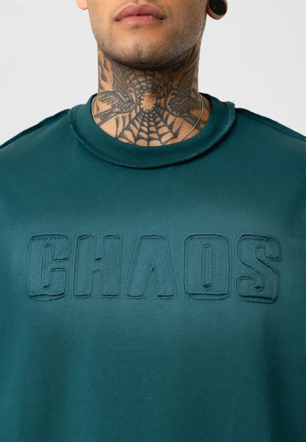 Chaos Star Oversize T-Shirt - Yeşil