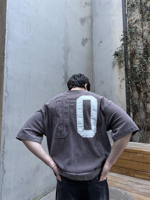 CHILL 00 Pacht Baskılı Oversize T-Shirt - Kahve