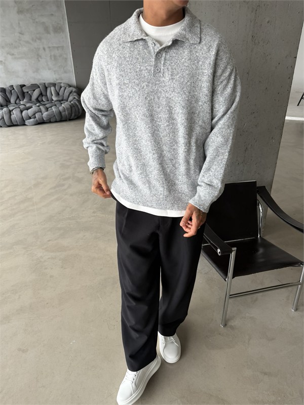 Cozy Soft Basic Premium Polo Yaka Triko