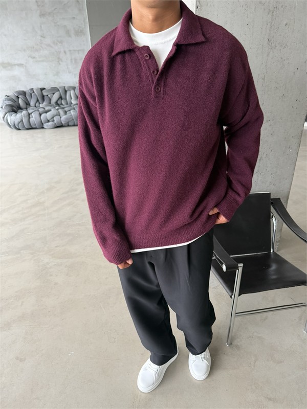 Cozy Soft Basic Premium Polo Yaka Triko