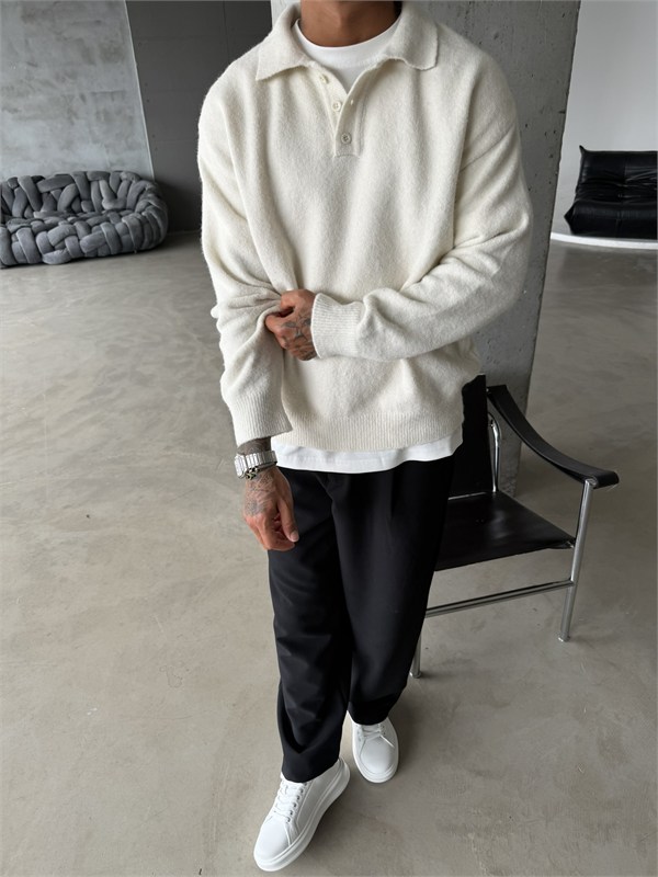 Cozy Soft Basic Premium Polo Yaka Triko