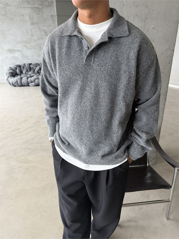 Cozy Soft Basic Premium Polo Yaka Triko