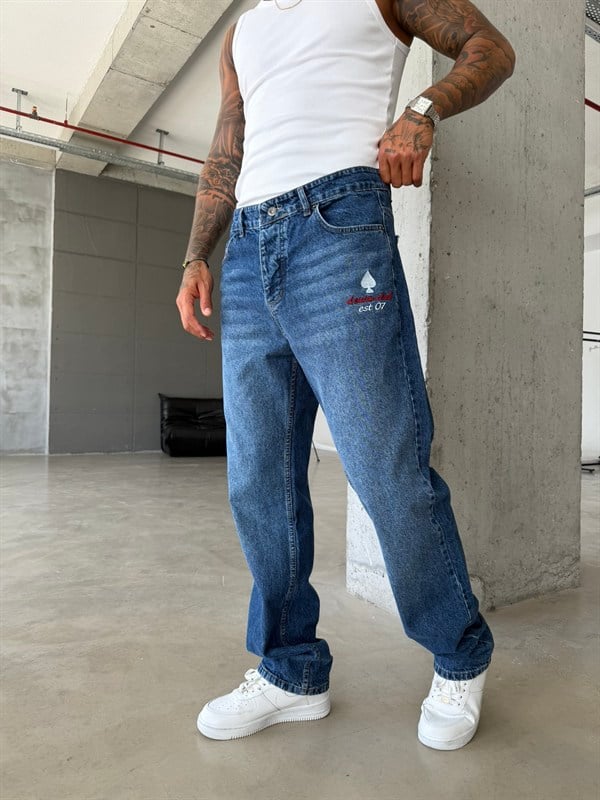 Denim Clup Premium İşleme Pantolon 