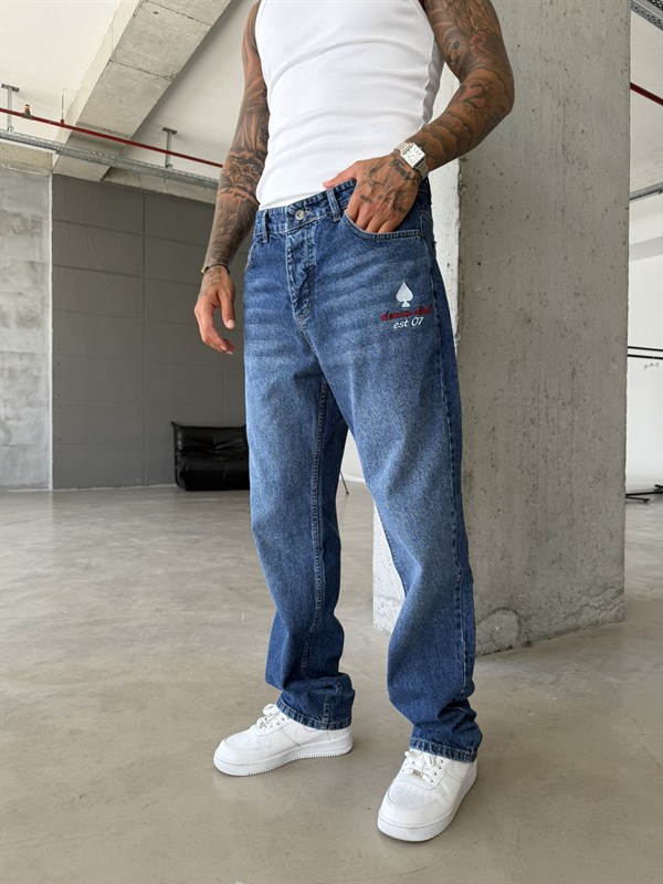 Denim Clup Premium İşleme Pantolon 
