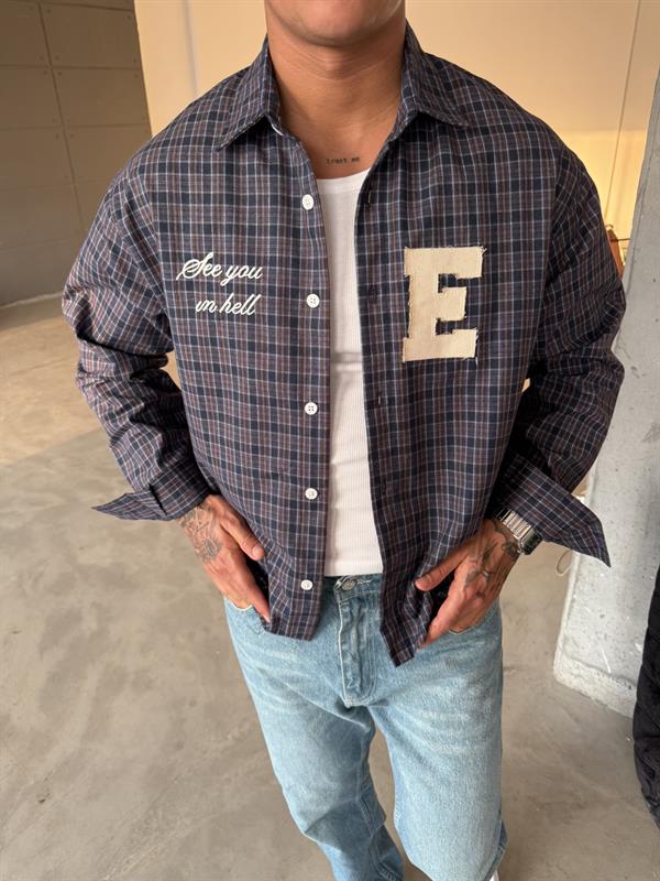 Ekose See You Ekose Gömlek - Kahve