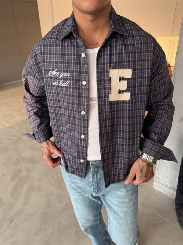 Ekose See You Ekose Gömlek - Kahve