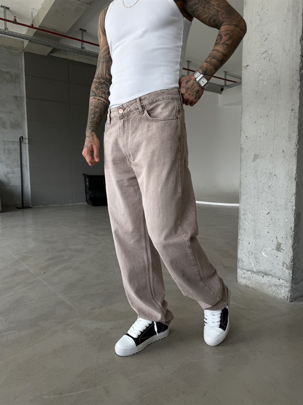 Elite Drop Baggy Pantolon  - Bej