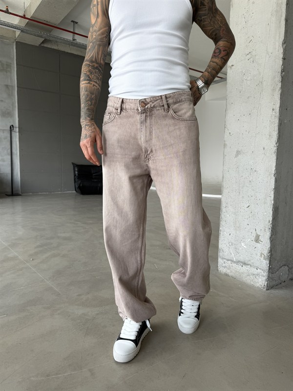 Elite Drop Baggy Pantolon  - Bej