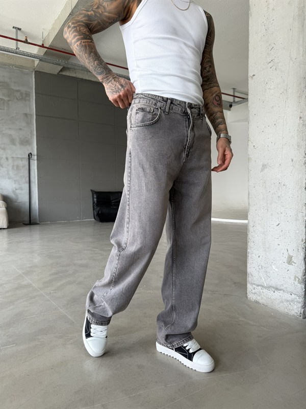 Elite Drop Baggy Pantolon  - Gri