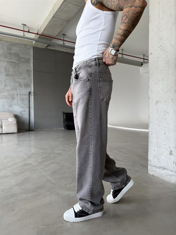 Elite Drop Baggy Pantolon  - Gri