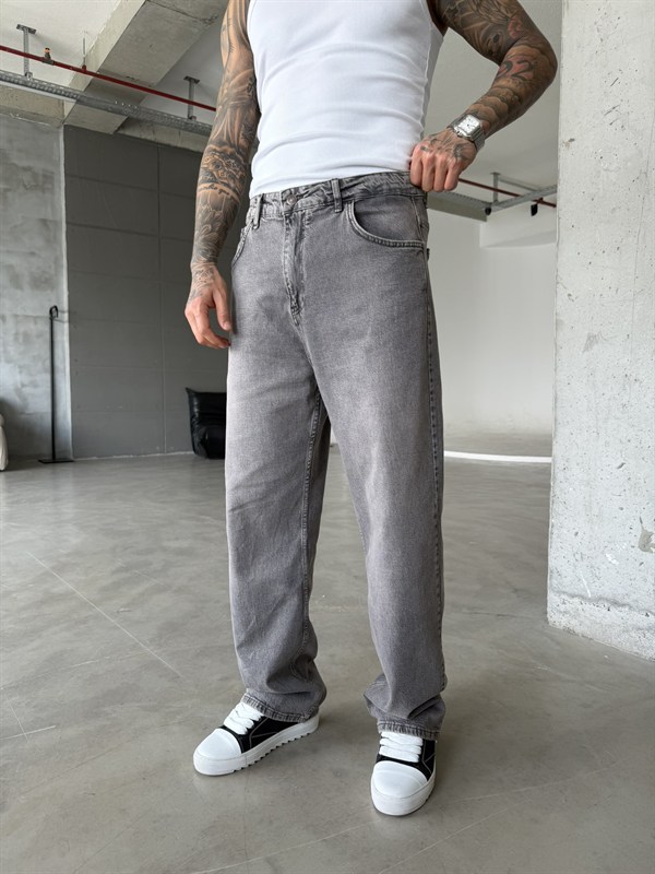 Elite Drop Baggy Pantolon  - Gri