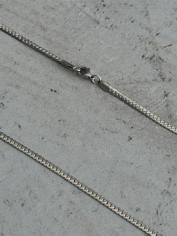 Erkek Ball Chain Kolye - Gümüş