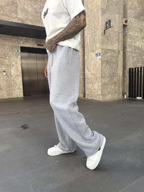 Erkek Basic Baggy Eşofman - Gri