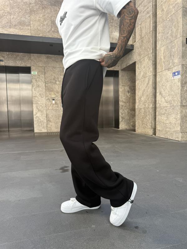 Erkek Basic Baggy Eşofman - Siyah