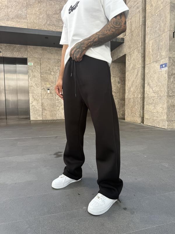 Erkek Basic Baggy Eşofman - Siyah