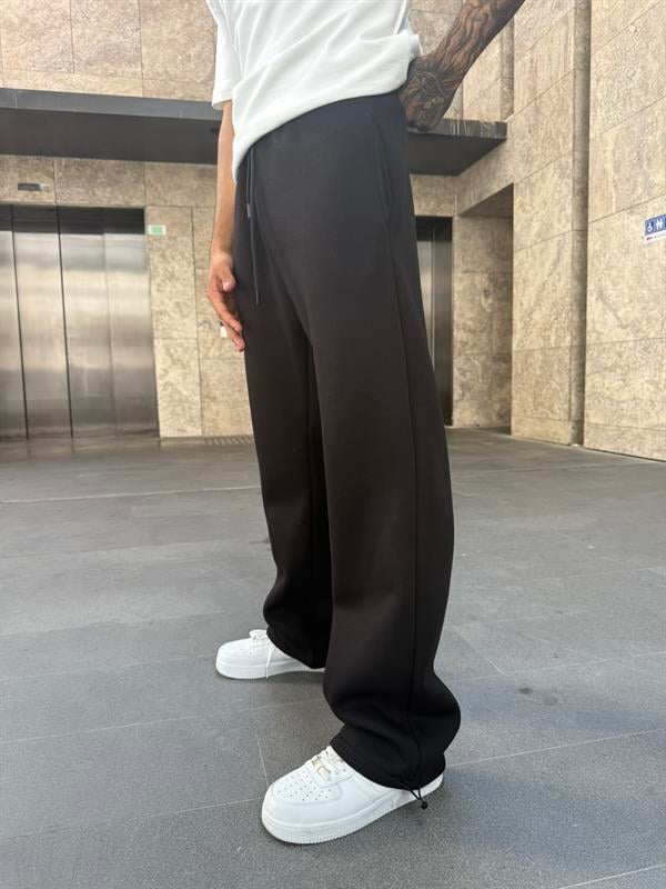 Erkek Basic Baggy Eşofman - Siyah