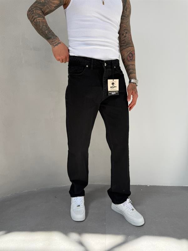 Erkek Basic Baggy Pantolon - Antrasit