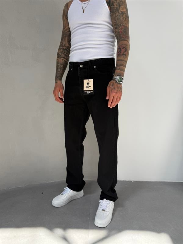 Erkek Basic Baggy Pantolon - Antrasit