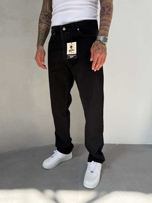 Erkek Basic Baggy Pantolon - Antrasit