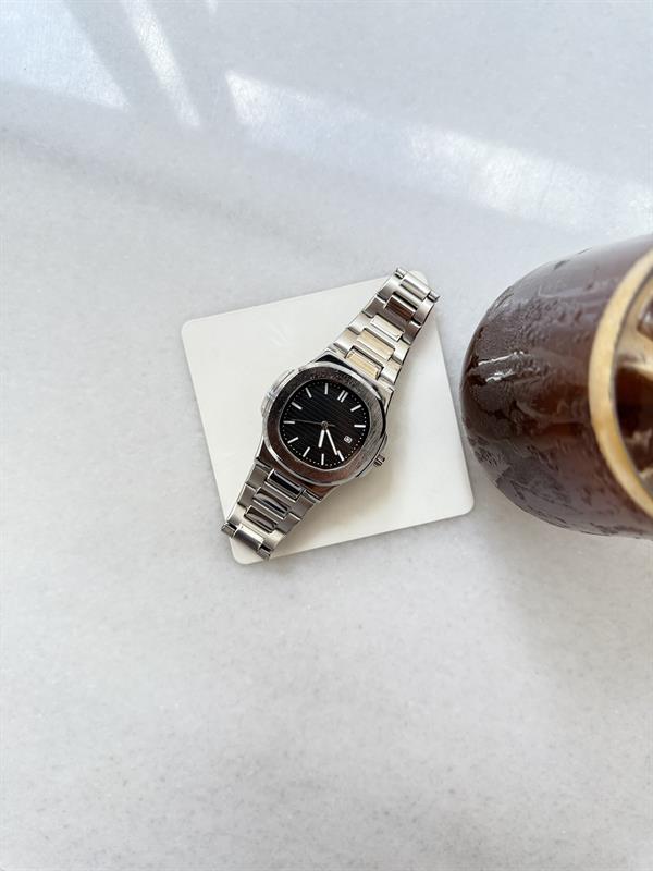 Erkek Black Royale Çelik Tasarım Saat - Siyah