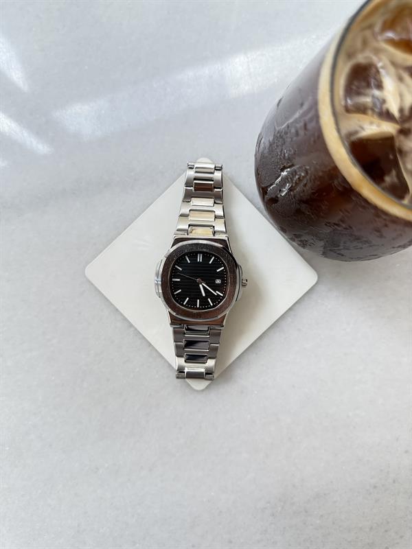 Erkek Black Royale Çelik Tasarım Saat - Siyah