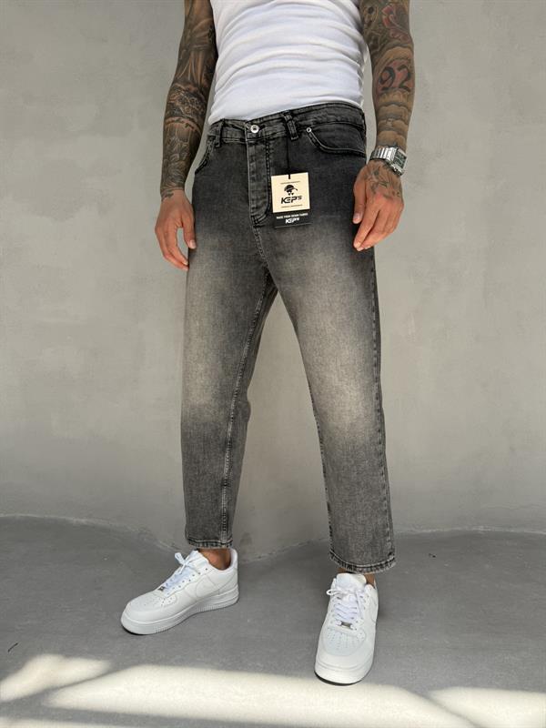 Erkek Eskitme Basic Boyfriend - Gri