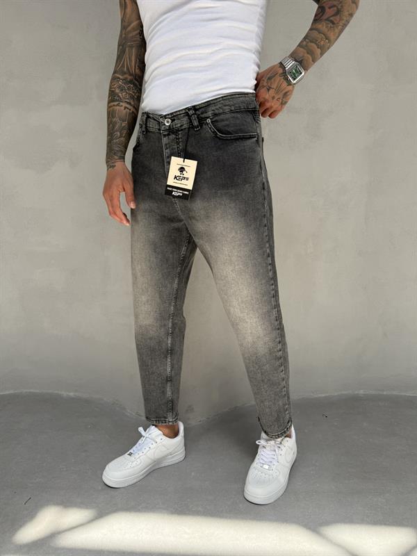 Erkek Eskitme Basic Boyfriend - Gri