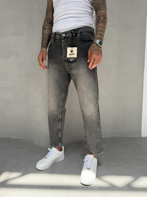 Erkek Eskitme Basic Boyfriend - Gri