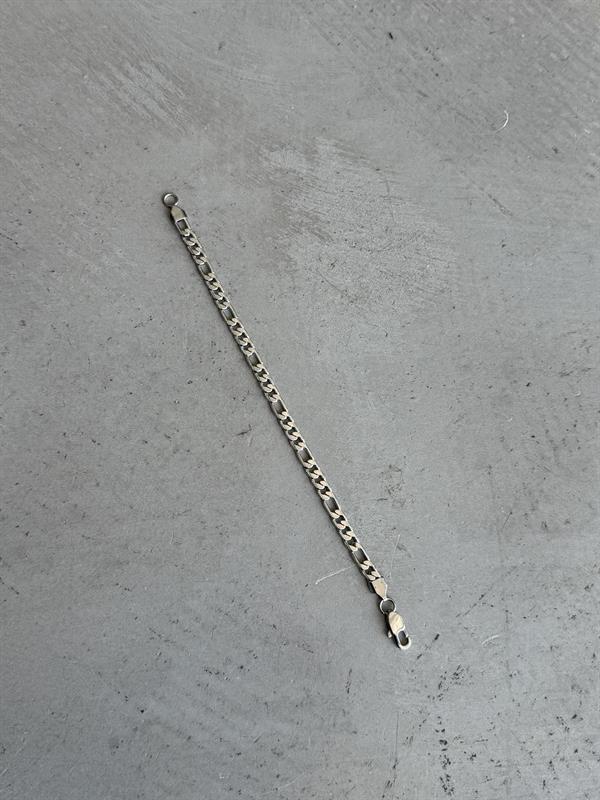 Erkek Heavy Curve Bileklik - Gümüş