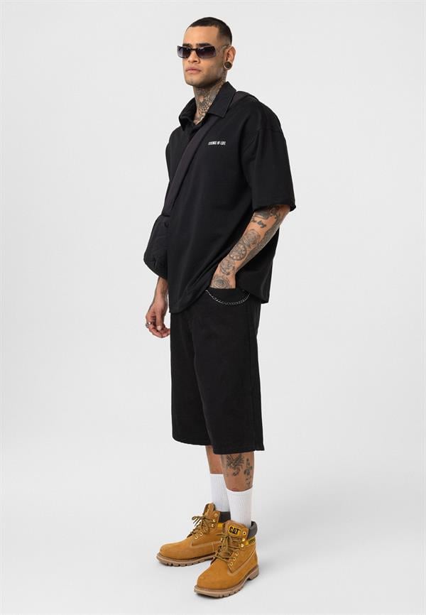 Essence Of Life Basic Polo Yaka - Siyah