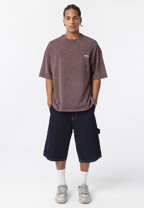 Essence Of Life Basic T-Shirt - Kahve
