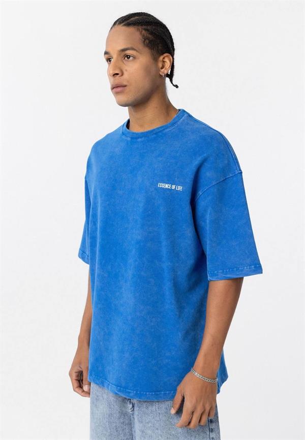 Essence Of Life Basic T-Shirt - Mavi