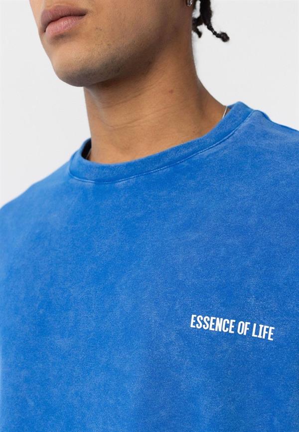 Essence Of Life Basic T-Shirt - Mavi