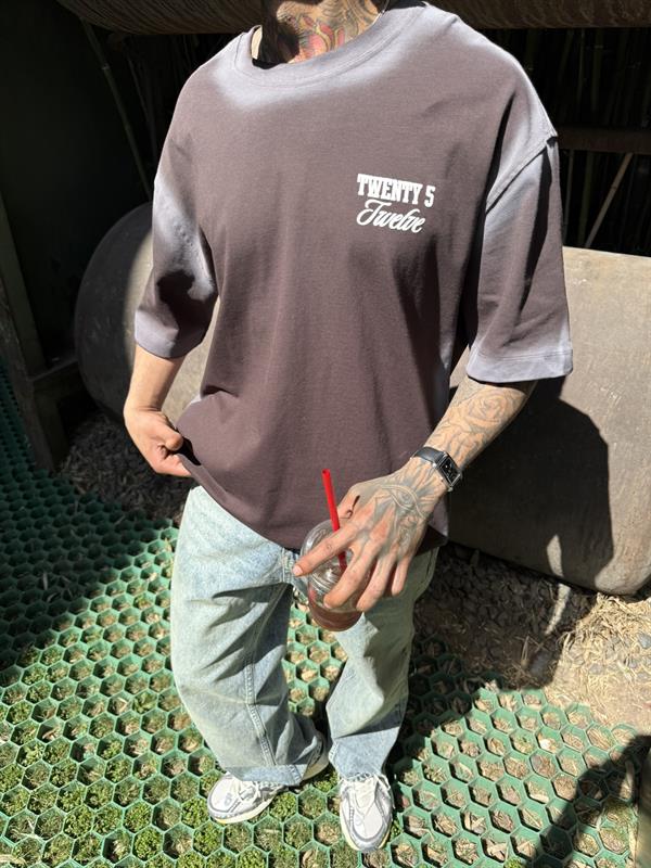 Everything  Spreyli Oversize T-Shirt  - Kahve