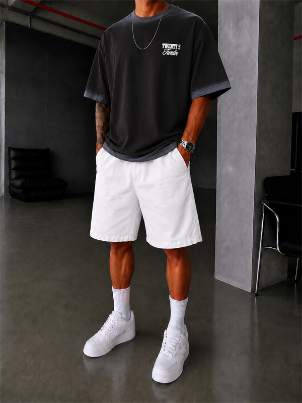 Everything  Spreyli Oversize T-Shirt  - Siyah